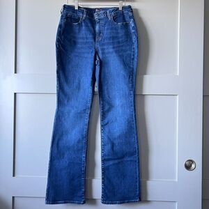 NYDJ Barbara Bootcut Jeans Womens Size 10 Blue Denim Mid-Rise Lift Tuck Stretch